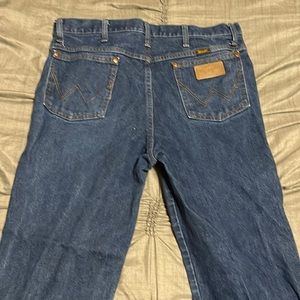 Cowboy cut wranglers